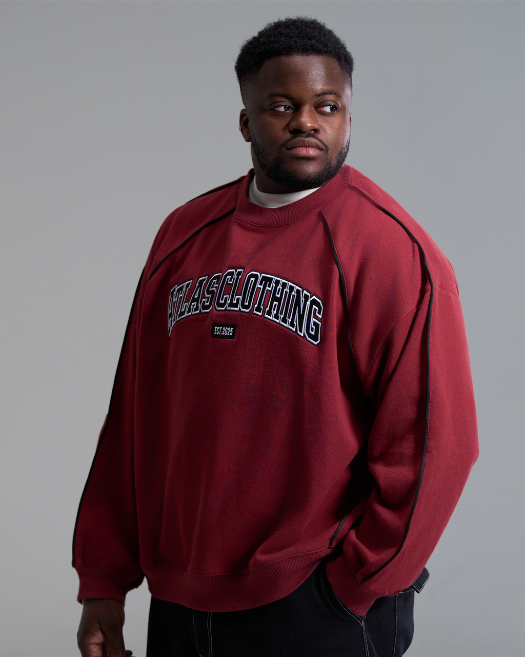 Red Varsity Crewneck