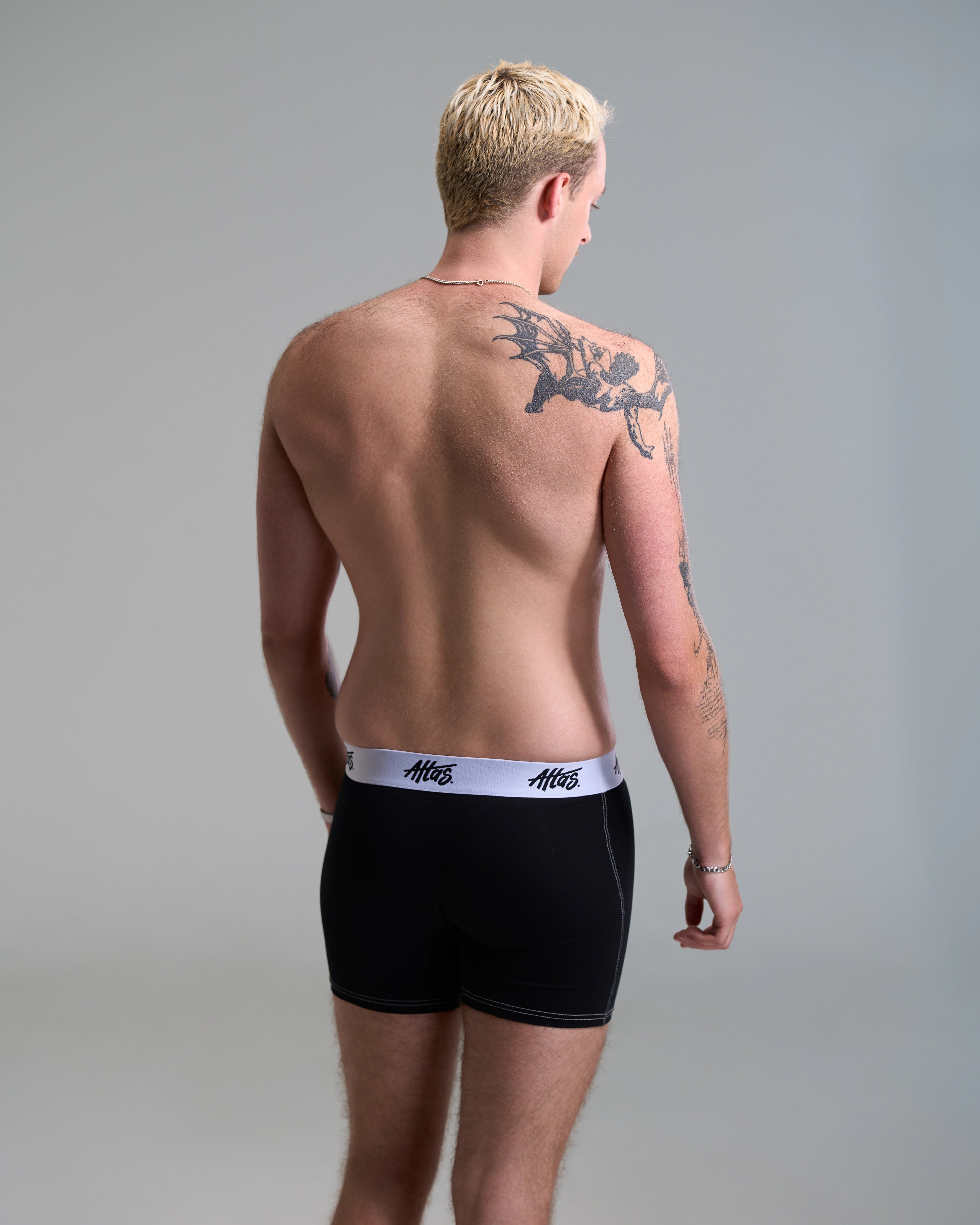 Back2School Black Packing Boxers
