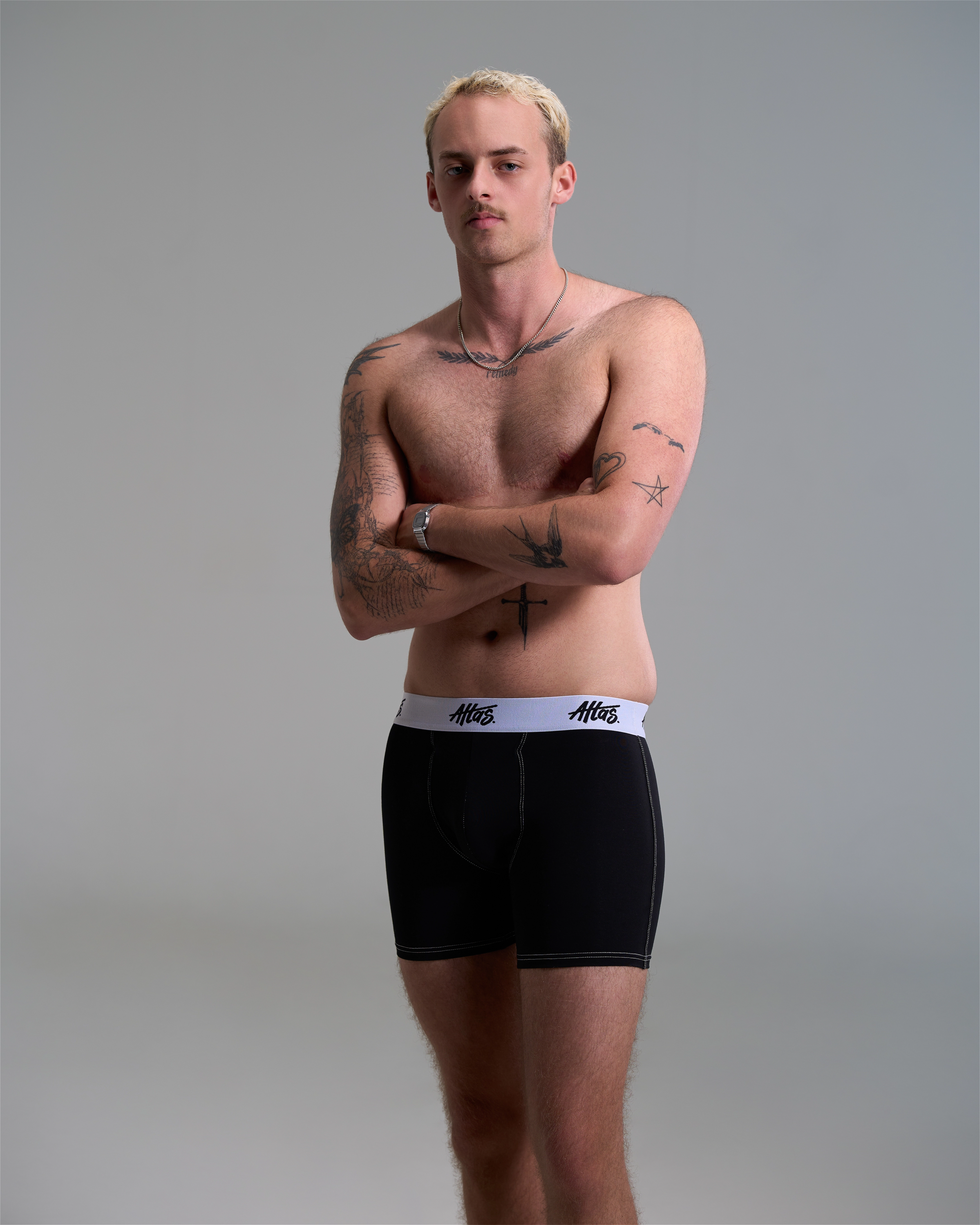 Back2School Black Packing Boxers