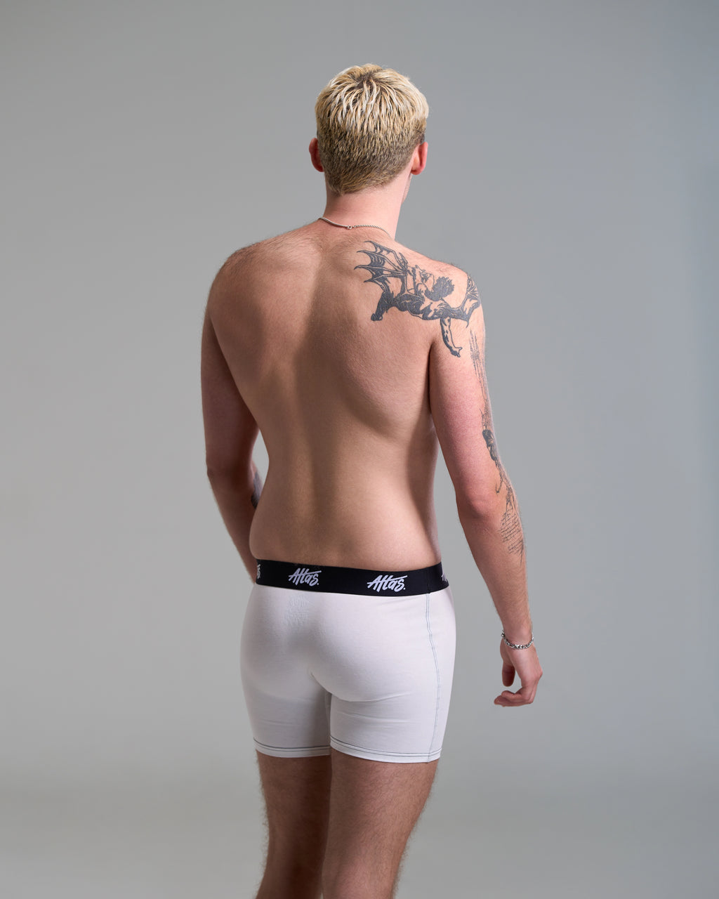 Back2School White Packing Boxers